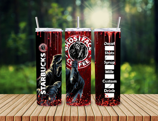 20oz GhostFace Starbucks