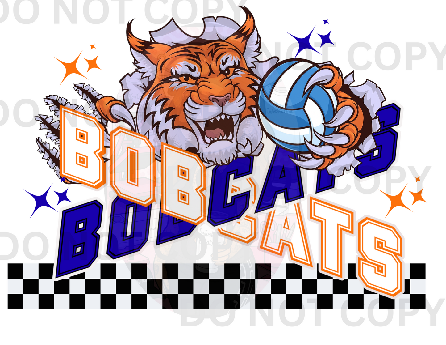 Bobcats VolleyBall Tee